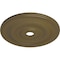 Ekena Millwork Jefferson Ceiling Medallion (Canopies up to 5"), 26 1/2"OD x 3 5/8"ID x 1 1/2"P, Mississippi Mud CM26JEMMF - alternate 3